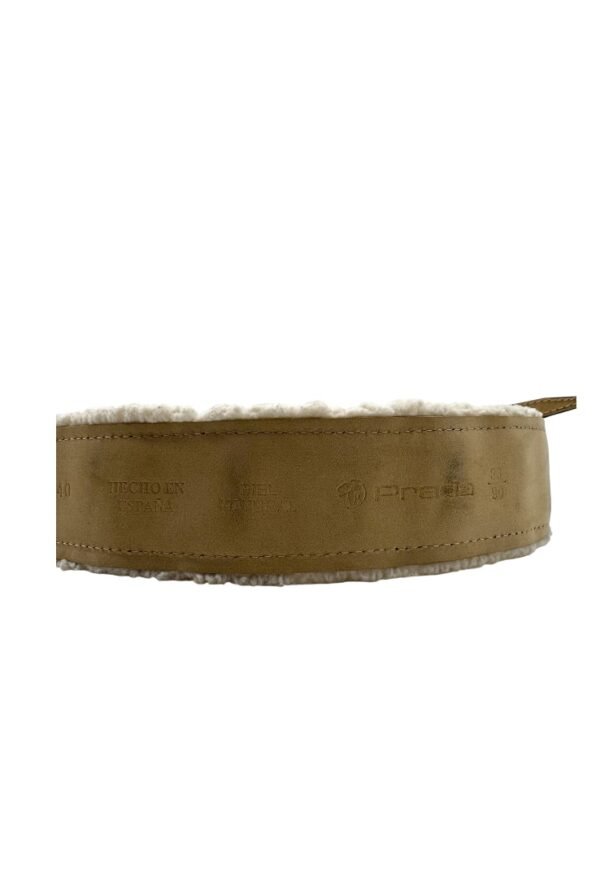 PRADA MEXICO - LEATHER AND SHEEPSKIN BELT - Image 9